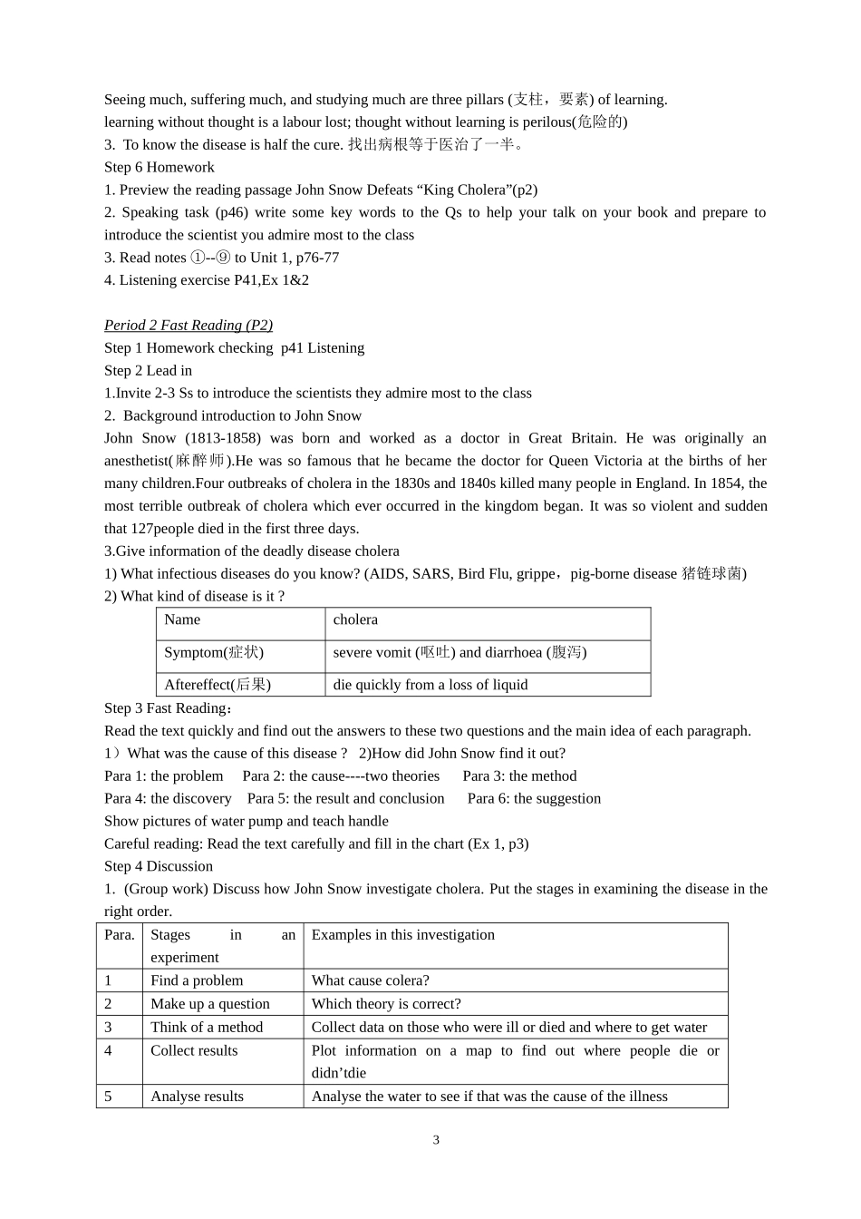 人教版初中英语教案之五_第3页