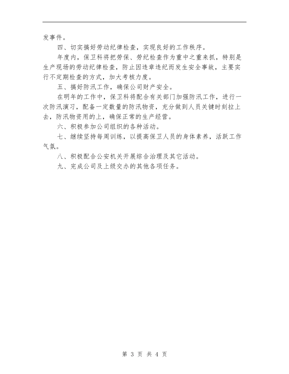 2024年保卫科工作安排_第3页