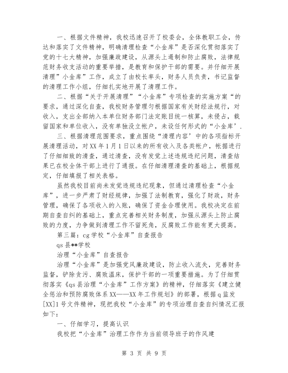 小学小金库自查报告_第3页