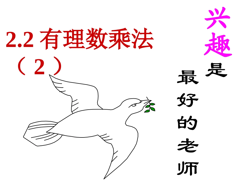 有理数的乘法（二）_第1页