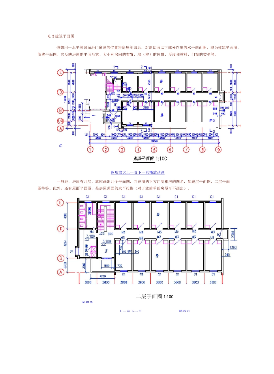 建筑平面图立面图-剖面图_第1页