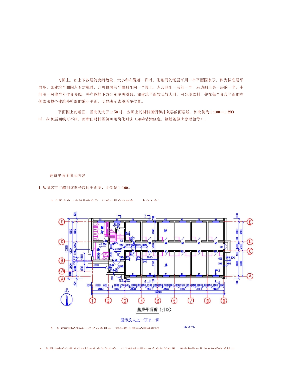 建筑平面图立面图-剖面图_第2页