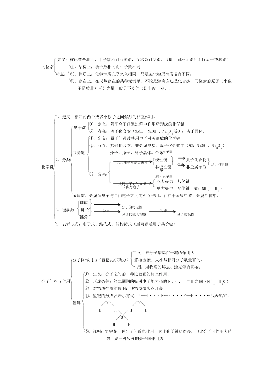 高三化学物质结构 元素周期律复习集体备课教案-人教版_第3页