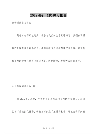 2024会计顶岗实习报告_6