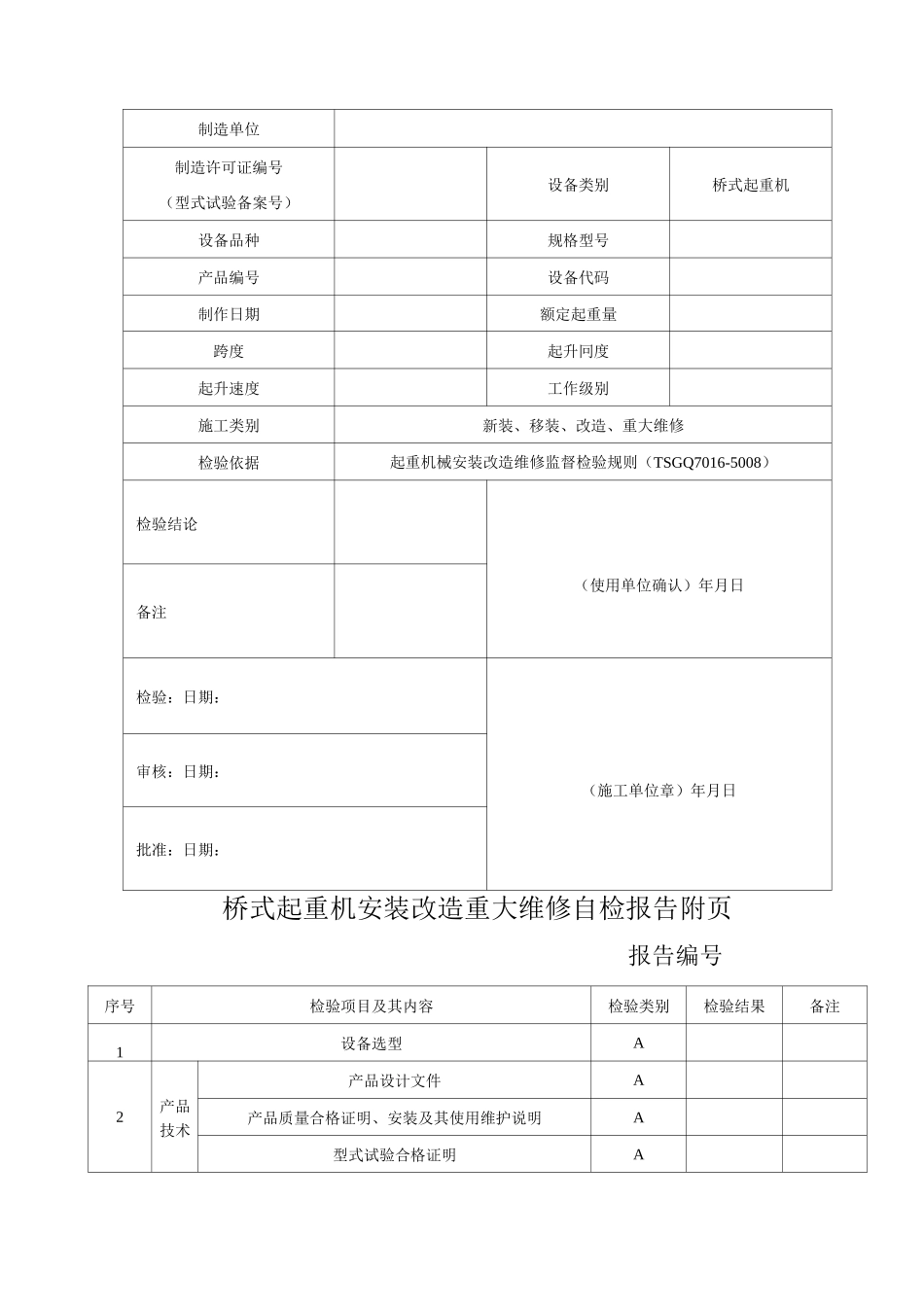 桥式起重机自检报告_第3页