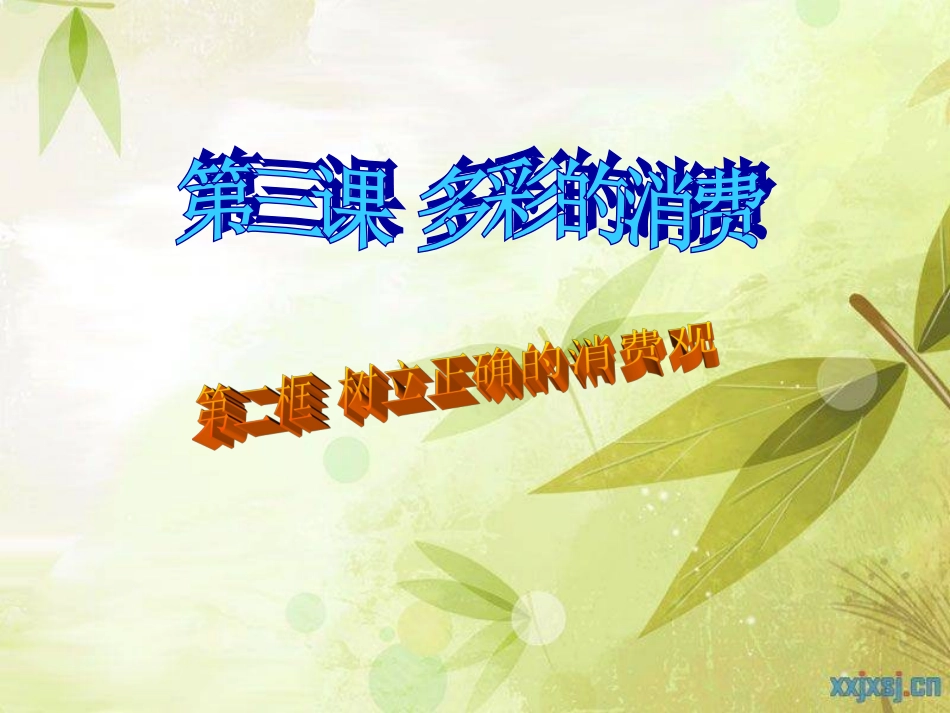 树立正确的消费观_第2页