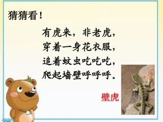 小壁虎借尾巴(禅城区南庄镇醒群小学黄献文）