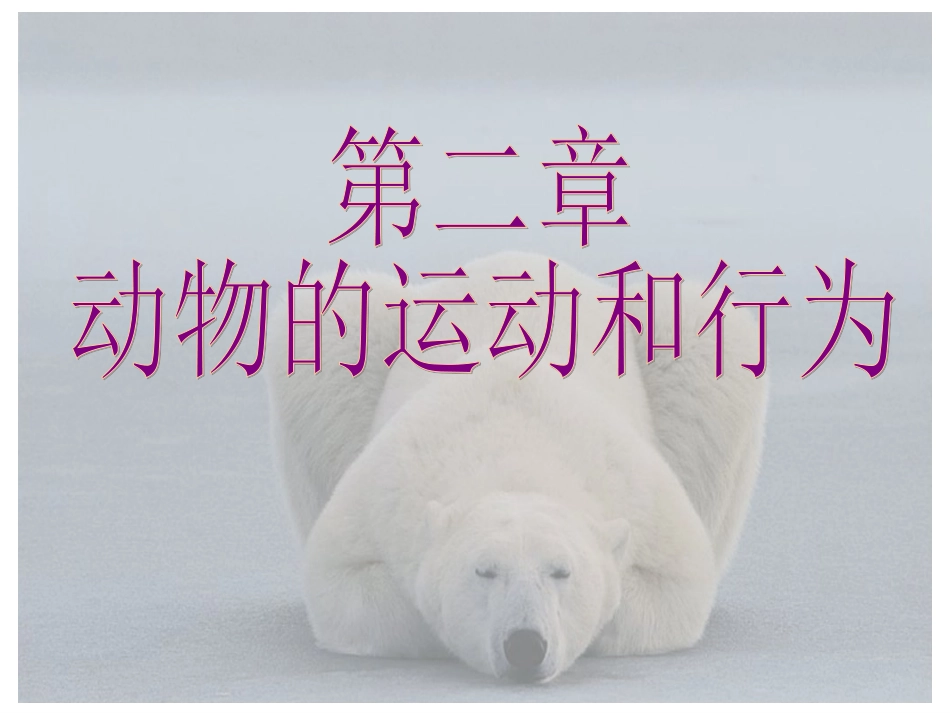 八年级上册人教版生物课件--1第一节动物的运动_第1页