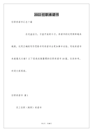 2024任职承诺书_17
