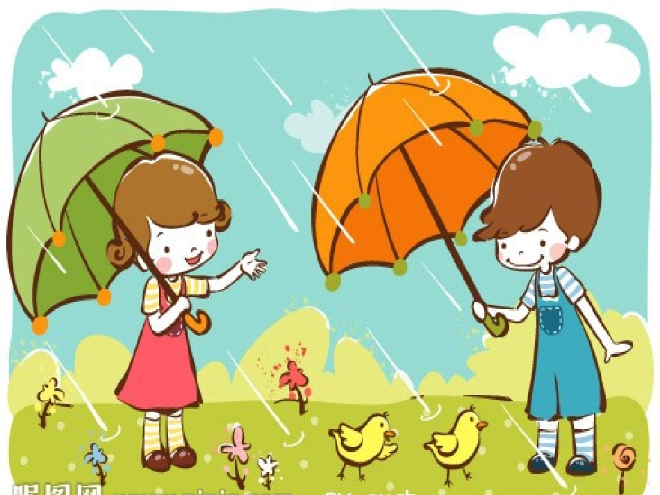 小班儿歌：春雨_第1页