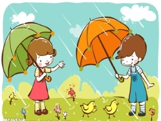 小班儿歌：春雨