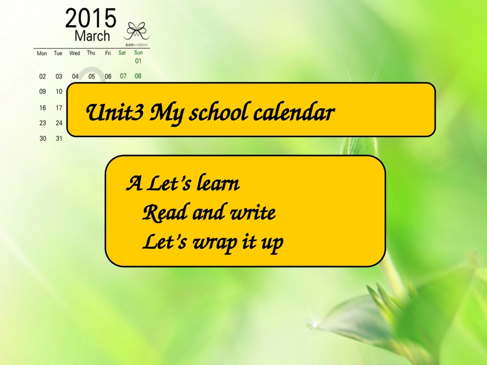 PEP小学英语五年级下册unit3ALearn课件_第2页