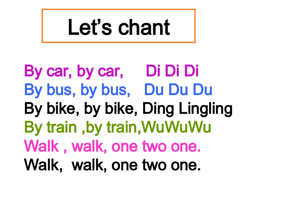 人教版六年级英语上册Unit2Waystogotoschool教学课件_第2页