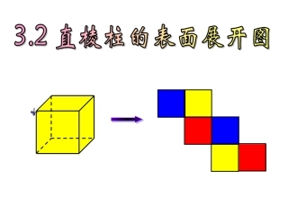 直棱柱的表面展开图