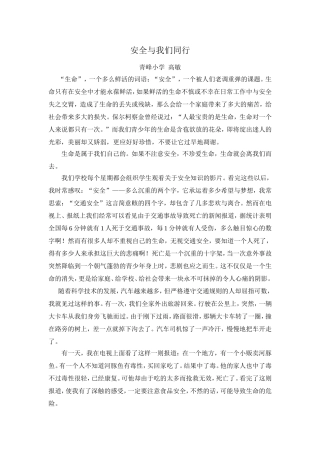 安全与我们同行