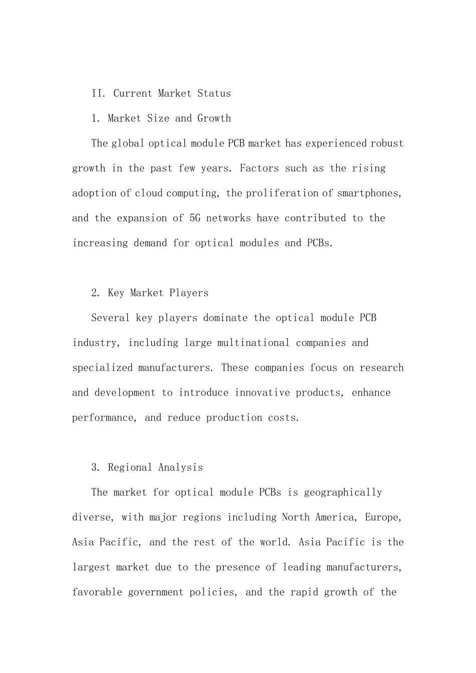 光模块PCB行业市场现状分析及未来三到五年发展趋势报告_第2页
