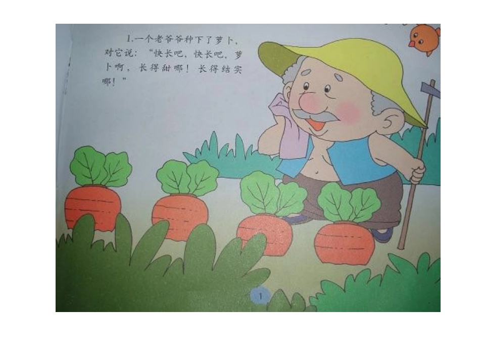 小班语言故事《拔萝卜》_第1页