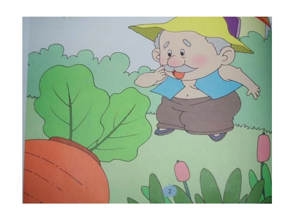 小班语言故事《拔萝卜》_第2页