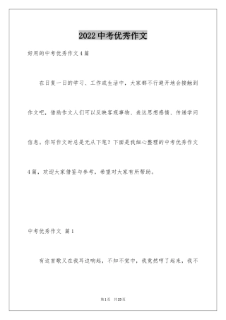 2024中考优秀作文_36