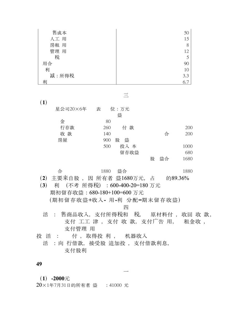 会计学上海财经大学出版社课后习题答案主编陈信元_第2页