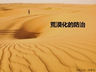荒漠化的防治