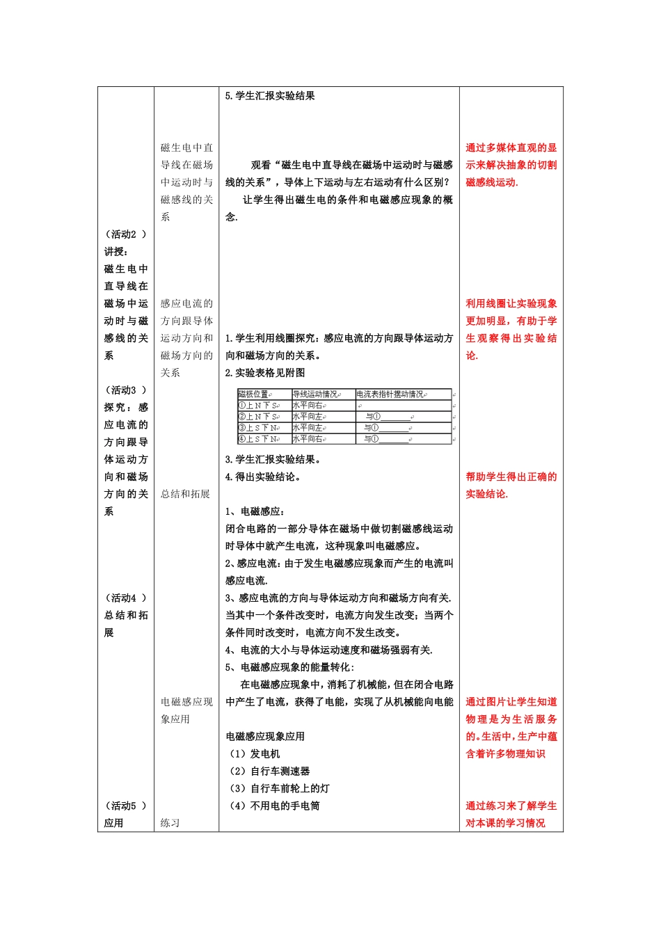 《磁生电》教学设计_第3页