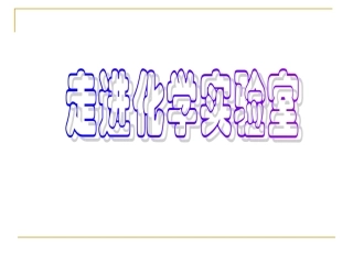 走进化学试验室(1)