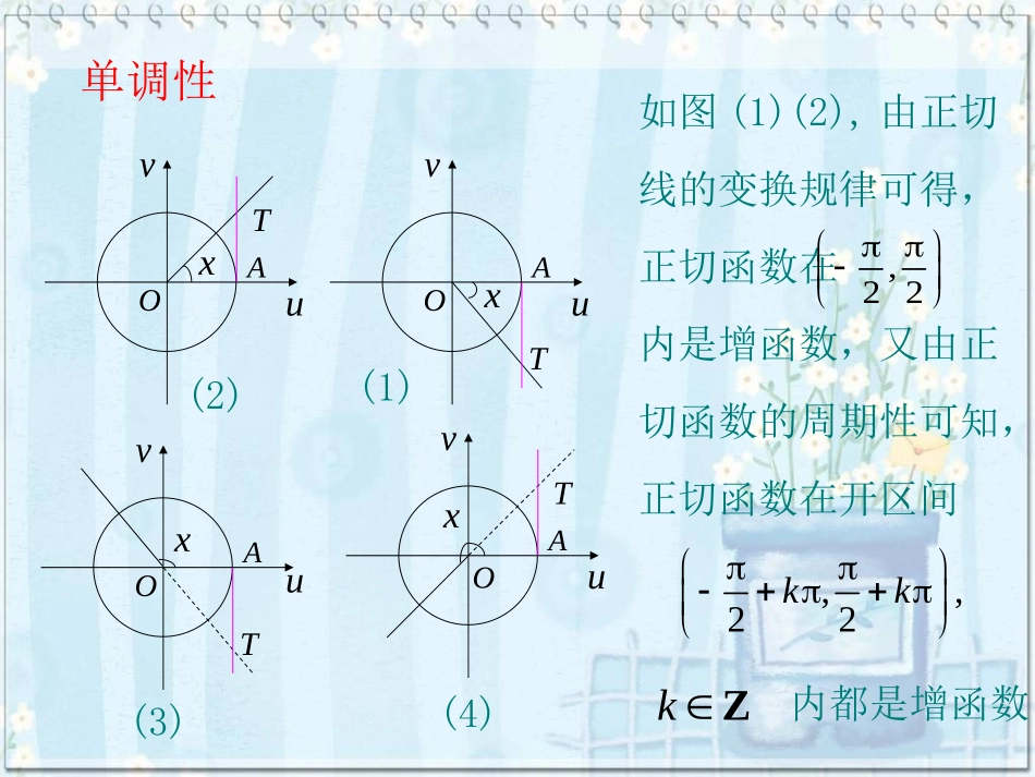 正切函数的图像与性质_第3页