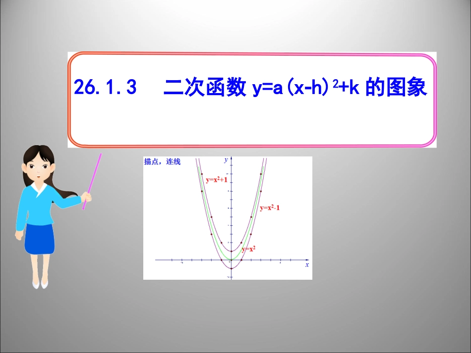 _二次函数y=a(x-h)+k的图象_第课时_第1页