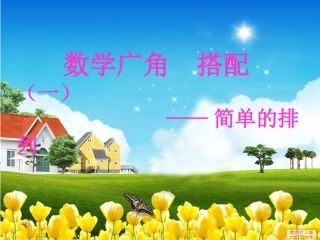 数学广角搭配问题二年级课件