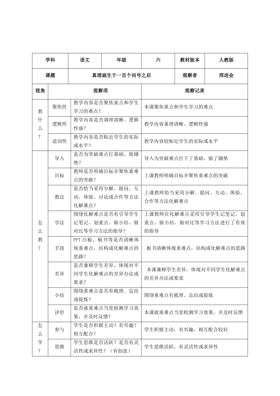 课堂观察记录表单(3)_第2页