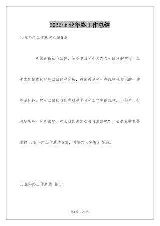 2024it业年终工作总结_4