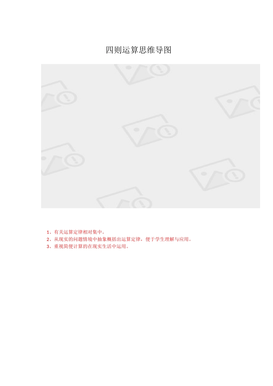 四则运算思维导图 (2)_第1页