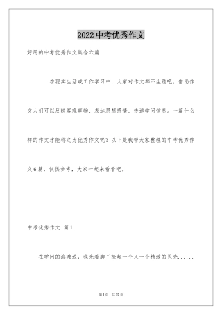 2024中考优秀作文_110