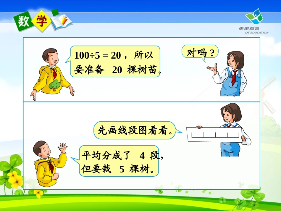 【东田】人教_四下_unit8_数学广角_植树问题_(备课好帮手)_第3页