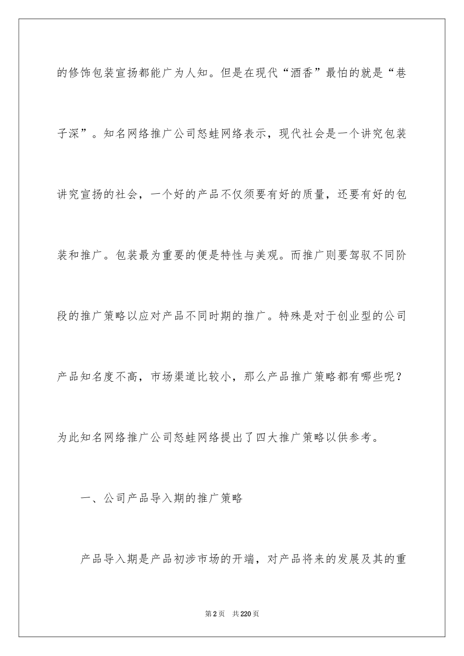 2024产品推广策划书_第2页