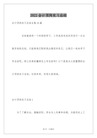 2024会计顶岗实习总结_17