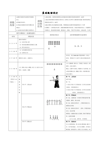 三大球微课设计