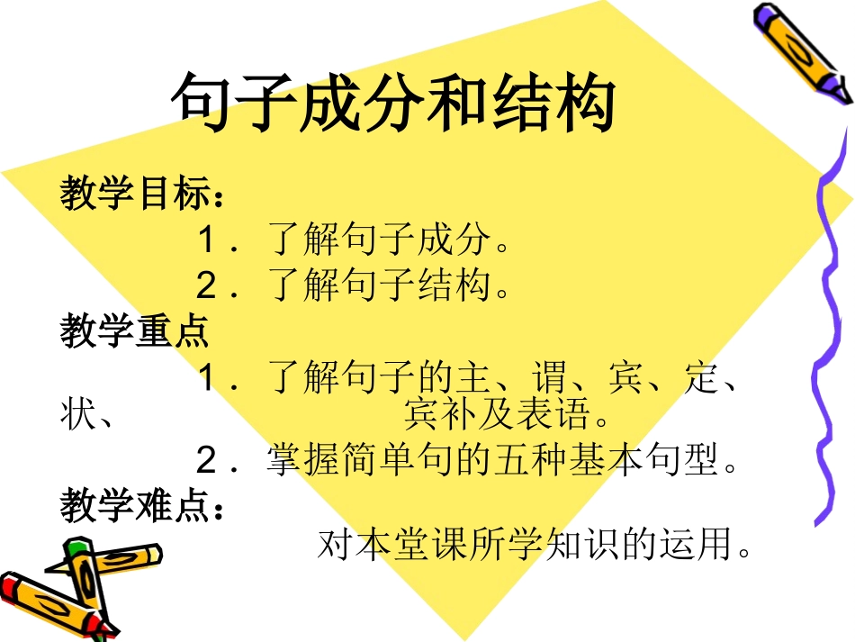 句子成分和结构_第2页