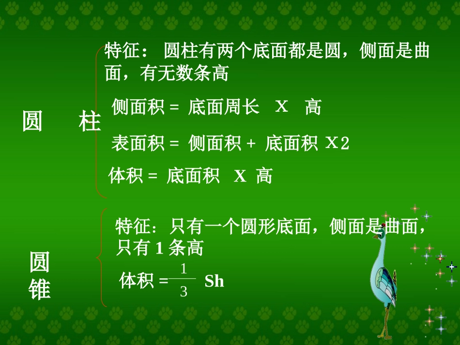 圆柱和圆锥的整理复习_第2页