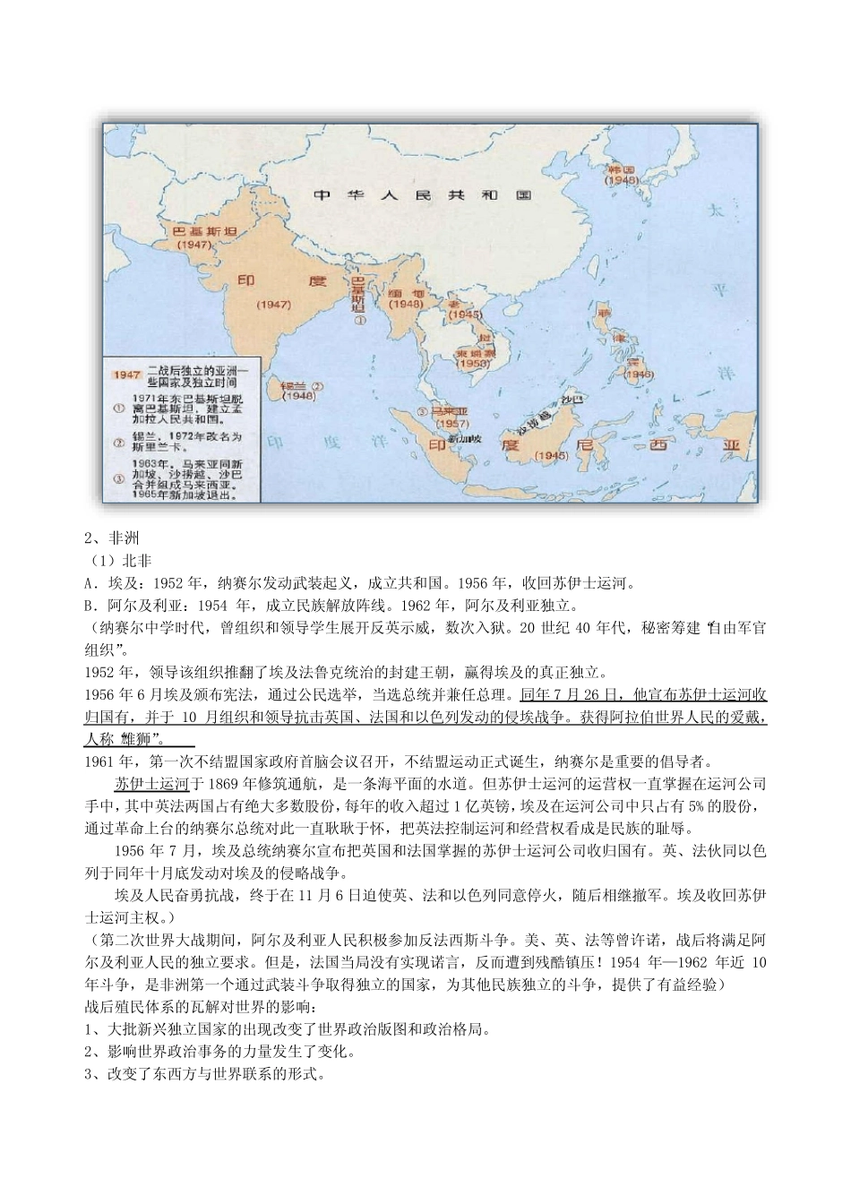 高中中外历史纲要下册第21课知识提纲_第2页