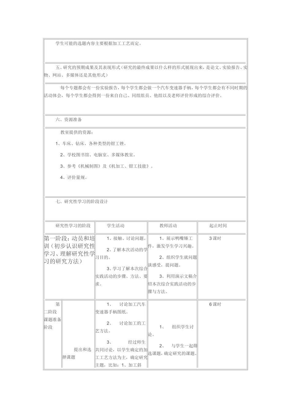 探究性学习方案_第2页