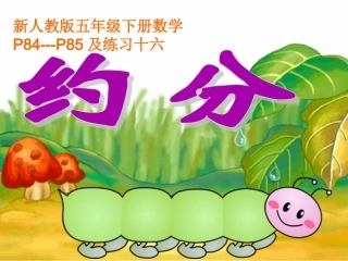 孙秀琴约分课件