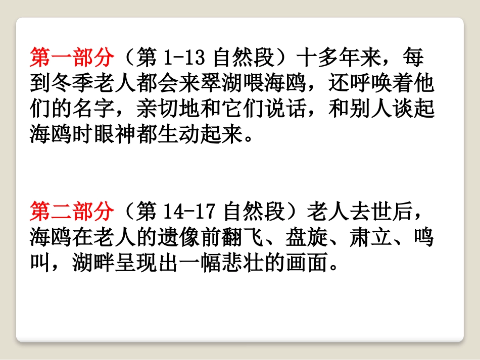 老人与海鸥微课课件_第3页