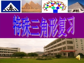 特殊三角形的复习