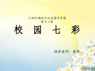 趣味日记第十二章