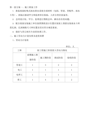 虹吸雨水排水系统施工工艺方案