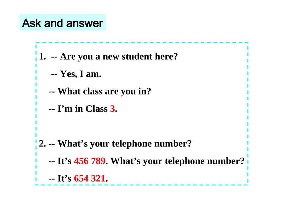 外研版七年级上英语SM2U3_第3页
