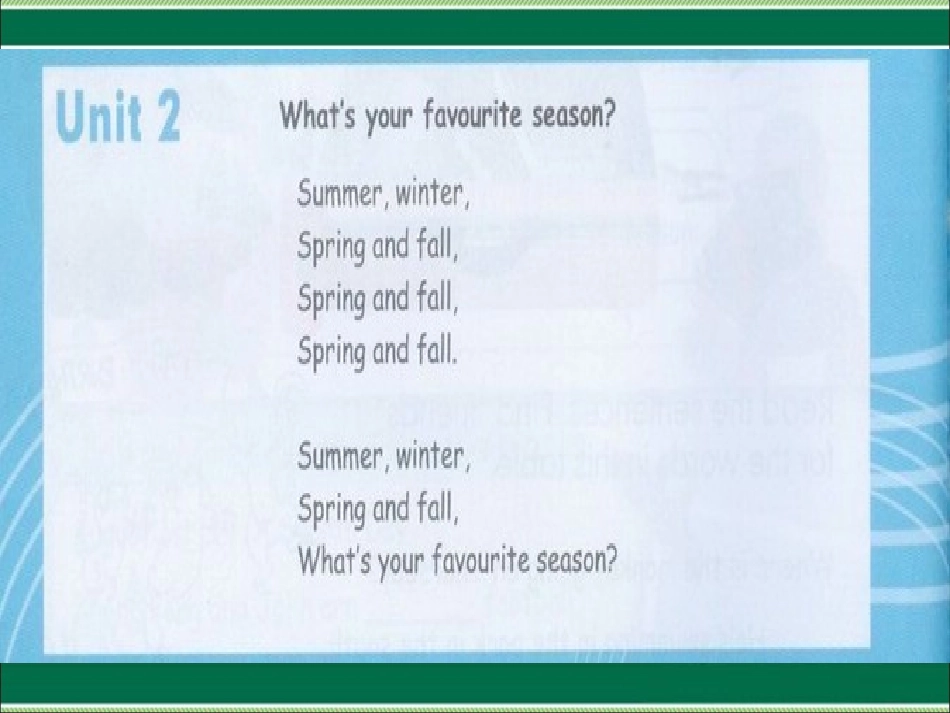 五年级下英语课件-Unit2Myfavouriteseason6-人教pep2014秋_第2页