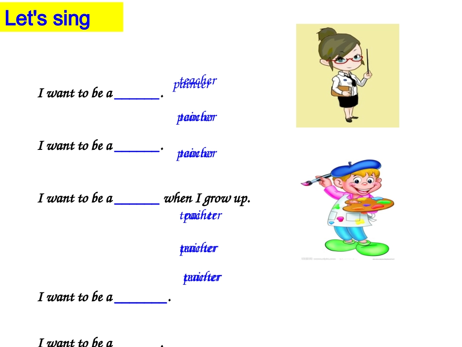 广州版英语四下Unit11课件_第3页